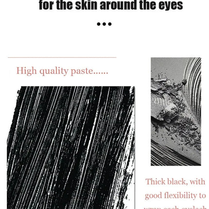 4D Silk Fiber Lash Mascara Lengthening Thick Curling Waterproof Mascara No Fading 24h Lasting Eye Lashes Brush Enhance Eyelashes