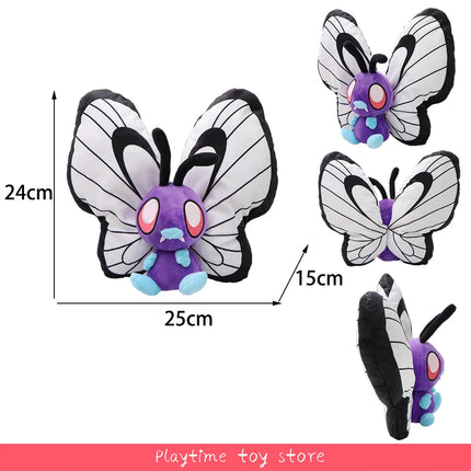 New Pokemon Gengar Plush Toy Shiny Gyarados Shinx Butterfree Soft Stuffed Doll Cute Sprigatito Floragato Fuecoco Fluff Doll Gift