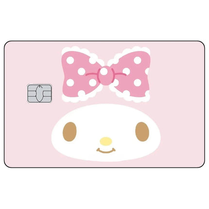 Cute Kitty Matte Sticker Kawaii Anime Credit Card Stickers for VISA MasterCard Bank Debit Card and Other IC Cards Decoration