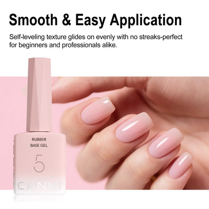 9ml CANNI Nail Gel Polish HEMA FREE TPO FREE French Nail Design Rubber Base Gel Builder Nail Gel In Bottle Semi Permanent Gel