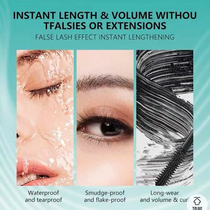 Thrive Causemetics Liquid Lash Extensions Mascara Thickening Lengthening Waterproof Smudge-Proof Nourishing Fiber Eyelash Makeup