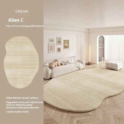 VIKAMA Upgraded Material New Shaped Warm Living Room Bedroom Kitchen Bathroom Non-slip Washable Carpet Mat Rug Home Decor