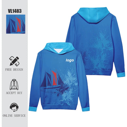 Custom Personal Design Men's Casual Breathable Hoodies Print Coats Fashion Women's Color Print Hoodie Outdoor Sweatshirt VL1476