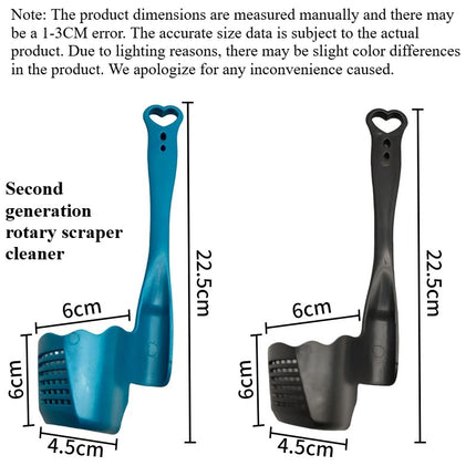 1pc Kitchen Multifunctional Rotating Scraper Suitable for TM5/TM6/TM31 Detachable Split Type Food Rotating Mixing Tool