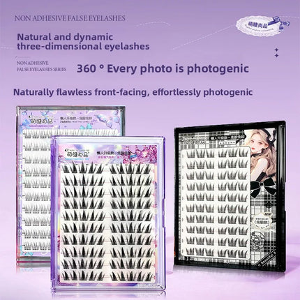 No Glue Needed False Eyelashes Lower Lashes Wispy Cat Eye Lashes Voluminous Fluffy Natural Look Daily Wear Easy to Apply