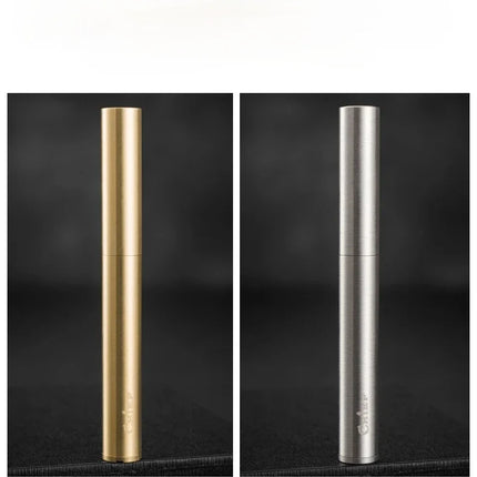 Creative Unusual Kerosene Lighter Copper Nunchaku Funny Retro Grinding Wheel Flint Lighters Foldable Mini Portable Men's Gift