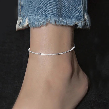Stainless Steel Delicate Anklet for Women Gold Color Chain Anklet Bracelets on The Leg Do Not Fade Anklet Jewelry Women 2025 new