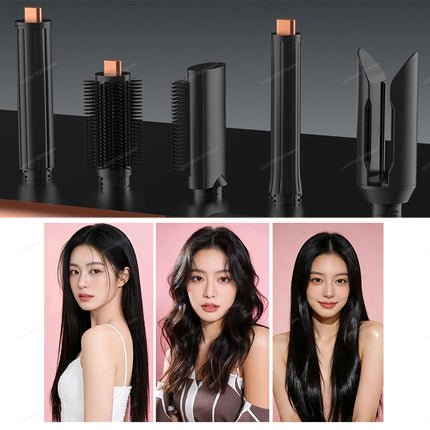 Multi Hair Styler Curling Iron Hair Hot Air Brush 30/40mm Auto Curling Barrel and Hair Straightenting Curly Hair Styler Wrap