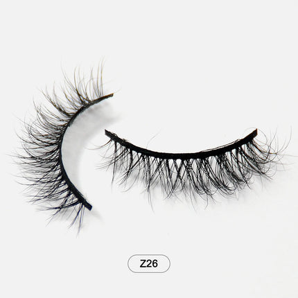 Dropshiping Makeup  Mink Lashes Fluffy Soft Full Fake Eyelashes Natural False Eyelashes Wispy Lash Extension