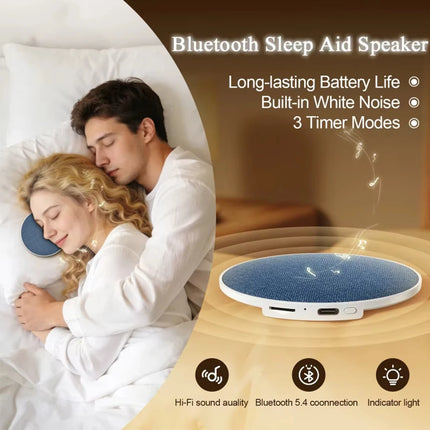 New Bluetooth Speaker Mini Sleeping Nature Sound White Noise Soundbar Wireless MP3 Music Player Ultra Thin Timed Shutdown Audio