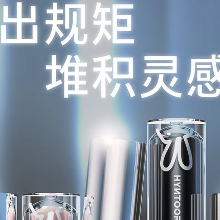 HYNTOOR Playful Rebellious Lip Gloss Planet  Mouth Black Mouth Silver Mouth Gray Lip Oil Mirror Water Gloss