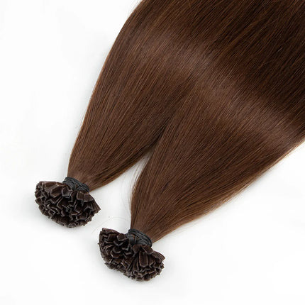K Tip Hair Extensions Keratin Human Hair Hot Fusion Hair Extension 1cm Italy Keratin Glue Machine Remy 12-24inch 30  50G/pack