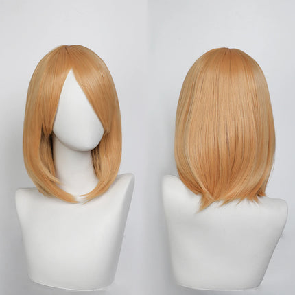 Synthetic Medium Length Cosplay Wig, Adjustable Headband,Multiple colors