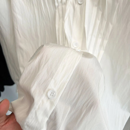 Women's Cotton Ruffle Collar Blouses, Plus Size, Loose Shirt, Casual, Sweet, Autumn, New, 471