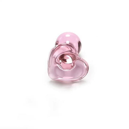 Cute Heart Glass Butt Plug Sex Toy Explore Ball Bullet Ass Masturbation Women Man Gay Stimulate Orgasmic Lesbian Anus Game
