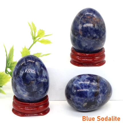 30x40mmNatural Crystal Stone Yoni Egg Polished Amethyst Quartz Healing Mineral Ball Kegel Exercise Massage Craft Home Decor Gift