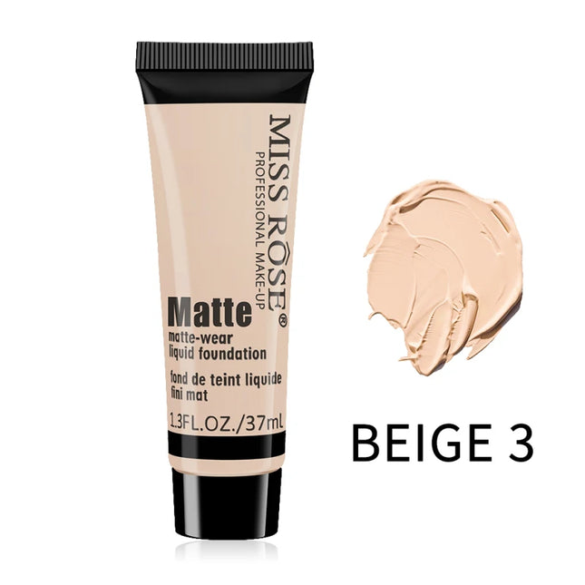 Matte Liquid Foundation Concealer BB Cream Silky Moisturizing Long-wearing Face Contouring Brighten Skin Tone Makeup Waterproof