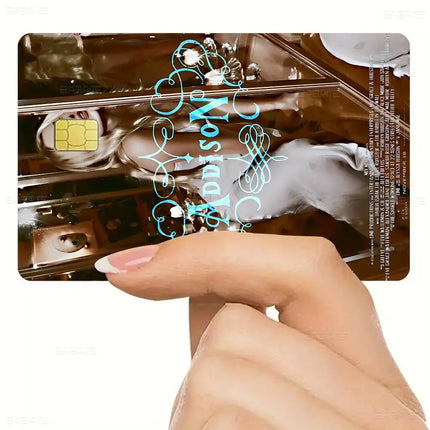 Trendy Pop Singer Addison Rae 'Diet Pepsi' New Muisc Album Anime Young Debit Card Sticker Film Case Front Tape Small Big Chip