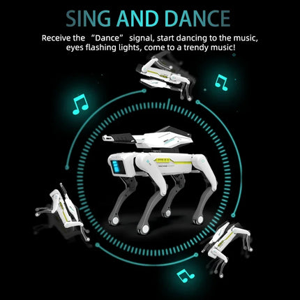 Intelligent AI RC Robot Dog Voice Dialogue APP Remote Control Programming Singing Dancing Machine Dog Kids Toys