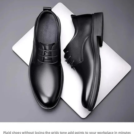 Soft Leather Casual Wedding Shoes for Men New Style Business Formal Breathable Autumn British Korean Version Pointed Toe Groom S
