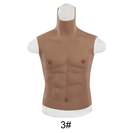 KnowU Muscle Suit Silicone Fake Chest Male Muscle for Cosplay Cross-dressing realistic Hunk silicone muscles