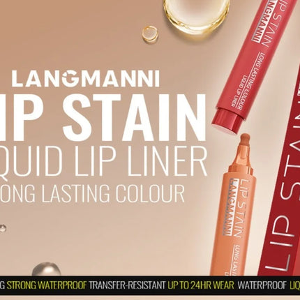 6 Colors Liquid Lip Liner Pencil Long Lasting Nude Lipstick Matte Lip Liner Stick Non-stick Cup Natural Lips Contour Pen Makeup