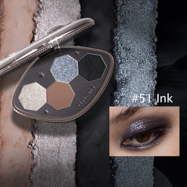 Girlcult Hallucination Eyeshadow Palette, Fine Milled, Non-Fallout, Dimensional Blending, Soft-Focus Matte, Glamour, Luxury, Seasonal