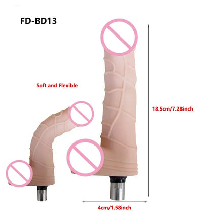 Soft Silicone Dildos for Female Masturbation Automatic Sex Machine  3XLR Accessories Adult Pleasure Toys Sex Tool for Women
