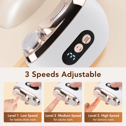Automatic Nail Clipper Sharpener Nails Products Baby Adult Anti Splash Portable Nail Cutter Set Nails Clippers Nail Grinder