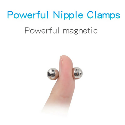 Unisex BDSM adult toys, sex toys, strong magnetic nipple clamps, dual-purpose adult erotic sex toys