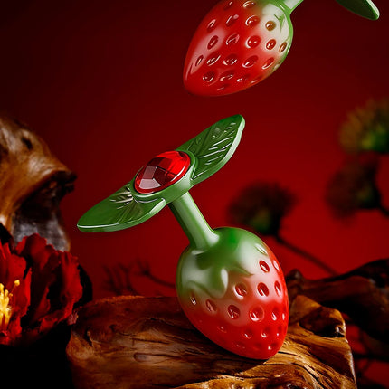 1pcs, Strawberry shaped metal anal plug, butt plug, dildos, adult women toys, adult men toys, adult pleasure, sexual wellness