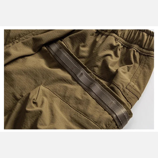 Men's Summer Multi Pocket Outdoor Loose Casual Function Cargo Shorts Cityboy Fashion Techwear Quick Dry Sports Shorts Short Pant
