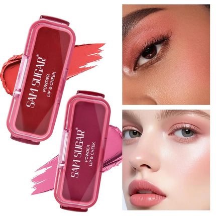 Natural Matte Blush Cream Long Lasting Waterproof Brightening Multi Use For Lips Face Cheeks Monochrome Nude