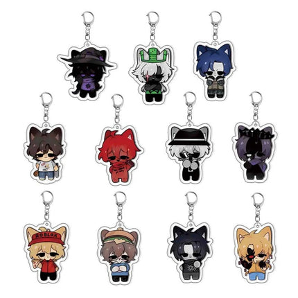 Game Forsaken Cosplay Keychain Unisex Kawaii Acrylic Pendant Keyring Key Chain Bag Accessories Decoration Ornament Props