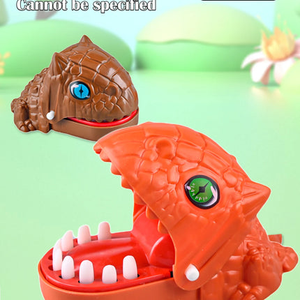 Dinosaur Teeth Biting Finger Toys, Dentist Tabletop Board Tricky Game Random Mechanism Gifts for Boys and Girls Color Random