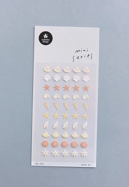Suatelier Mini Stickers Korean Cartoon Dinosaur Animal Scrapbooking DIY Nail Sticker Junk Journal Diary Decor Craft Supplies
