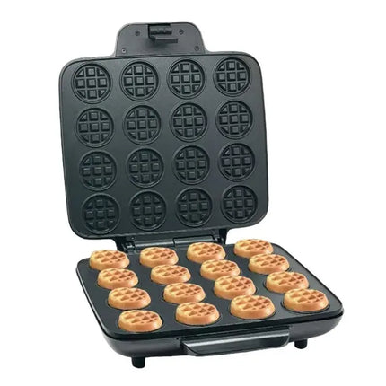 [NEW!N92R】 Nonstick Waffle Iron With Quick Heat-Up 16 Waffle Molds Multi-Waffles Maker Mini Waffle Maker EU Plug