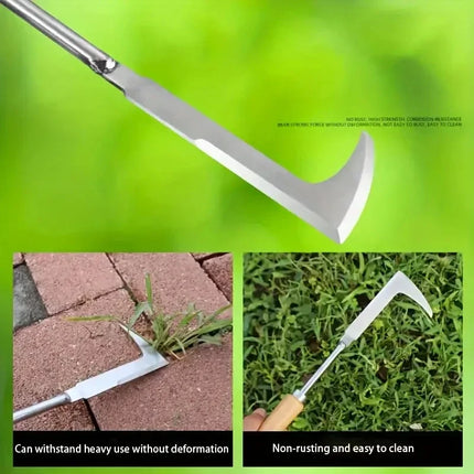L-shaped Garden Weeding Tool Weeding Puller Manual Crack Weeder Weed Extractor Removal Agricultural Bonsai Supplies Hand Tool