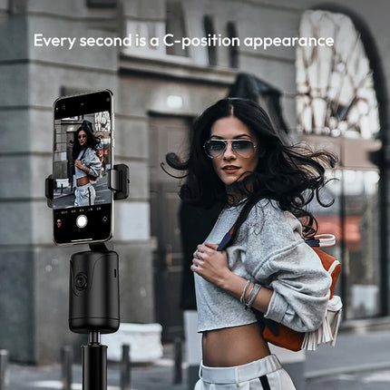 Smart Auto Tracking Phone Gimbal YT20 Foldable 360° Rotation Selfie Mount with Face/Object Tracking for Vlog/Live Stream