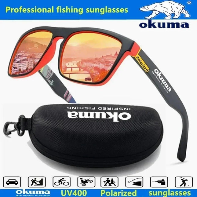 OKUMA Polarized Sunglasses UV400 for Men and Women Outdoor Hunting, Fishing, Cycling, with Optional Glasses