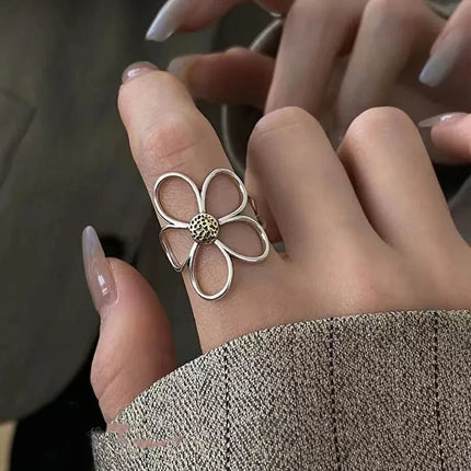 925 Sterling Silver Wavy Line Open Rings for Women Ladies Elegant Luxury Silver Color Jewelry Accessories Wholesale Jewellery