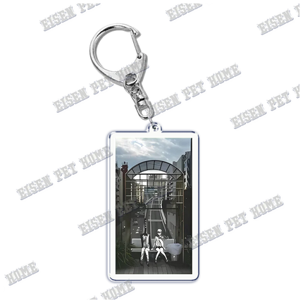 Goodnight Punpun Oyasumi Punpun Key Chain Keychains Ring for Accessories Bag Graffiti Pendant Keyring Jewelry Fans Gifts