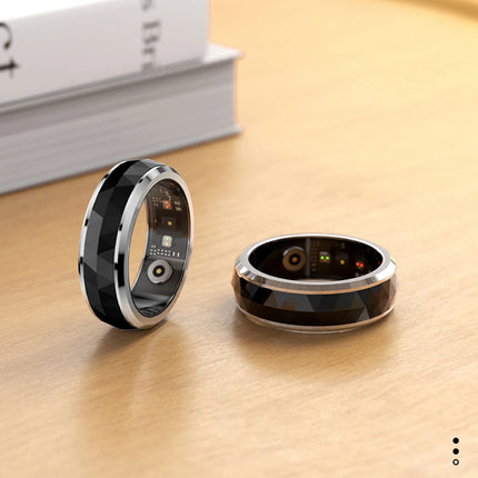 2024 COLMI R11 Smart Ring, Fidget Spinner Anxiety Relieve Ring with Charging Case for Men, Health Sleep Monitor, 5ATM Waterproof