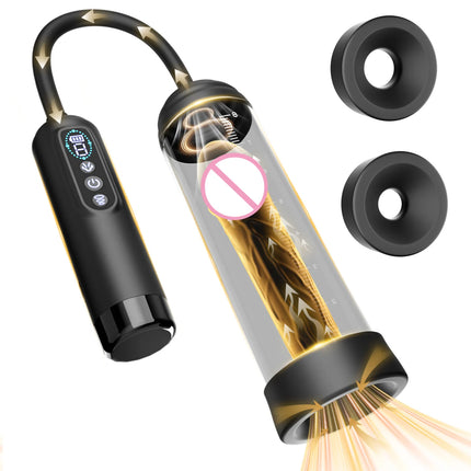 Automatic Electric Penis Pump for Men 6 Sucking Male Vacuum Suction Massager Penis Enlarger Glans Blowjob Masturbation Sex Toys