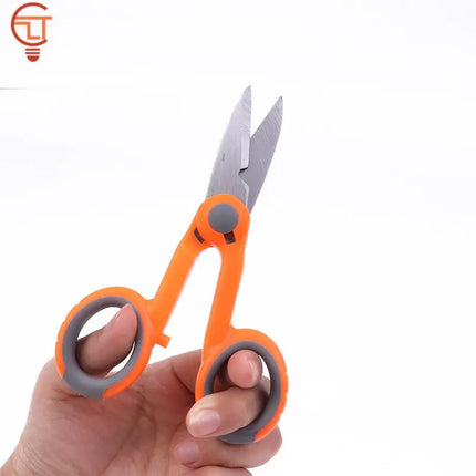 1Pcs Fiber Optic Kevlar Cutter Scissors Kevlar Aramid Fiber Sharp Scissors Jumper Wire Pigtail Tools Electrician Tools