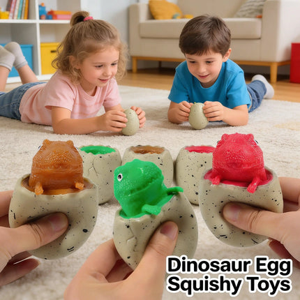 Cute Novelty Dinosaur Cup Squeeze Toy Soft Glue Stress Relief Fidget Toys Funny Prank Vent Decompression Gift for Kids Adults