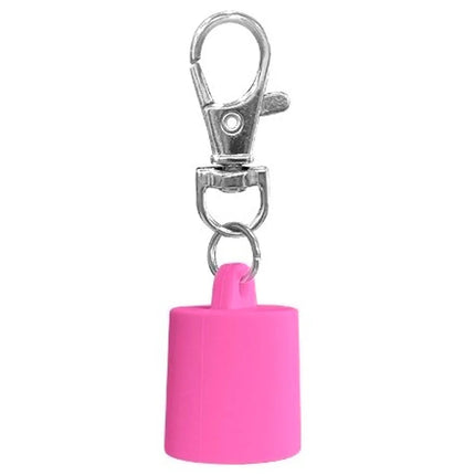 New Silicone Lip Balm Keychain Cap Makeup Tool Accessories Key Ring Lipstick Storage Cap Bag Pendant Lip Gloss Keychain Cap