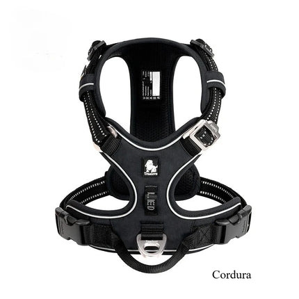 Truelove Pet harness Fashionable Nylon Durable Dog Harness Reflective Breathable Padded Training Vest Luxury Pet Accessories