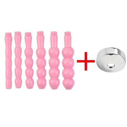 Small Penis Plug Set Pink Urethral Sound Catheter Stimulation Dilator Hollow Penis Plug Stick Insert Male Sex Toy