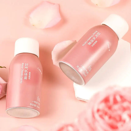 New Liquid Powder Blusher Rosy Cheeks Spray 30ml Waterproof Facial Shadow Highlight Nose Lasting Brightening Rouge Student Girl